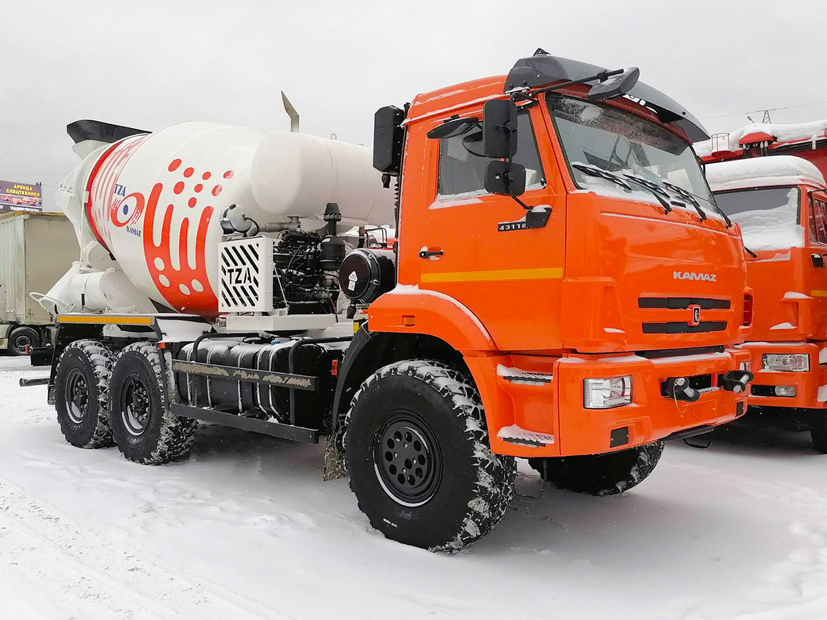 Автобетоносмеситель 5814T6 (6x6) на шасси КАМАЗ 58146-3011-48 
