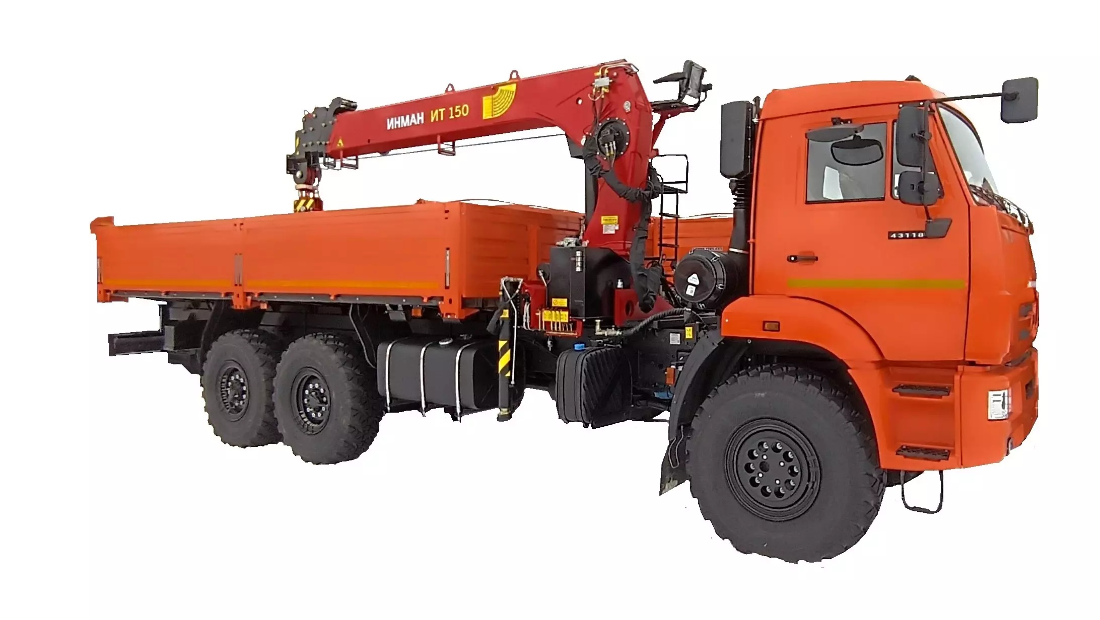 Бортовой автомобиль с КМУ 6591-38091-50 (6x6) на шасси КАМАЗ 6591-38091-50 